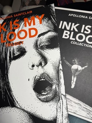 Apollonia INK IS MY BLOOD Collection Box Sets Exclusive Signed& Custom Drawings