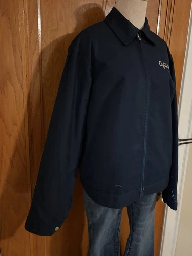 Vintage Universal Overall M&M Mars Work Jacket Mens Medium Navy Talon Zip Union image 2