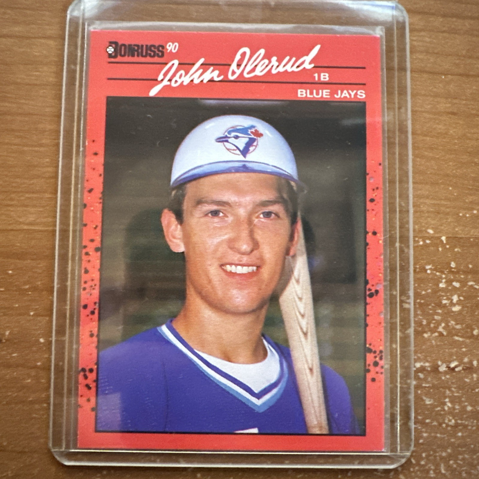 John Olerud 1990 Donruss Baseball #711 Rookie Toronto Blue Jays
