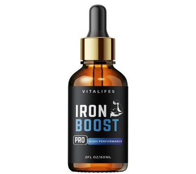 Iron Boost PRO ED Drops for Men Boost Performance, Stamina & Endurance (30 Serv)