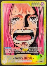 One Piece Tcg Jewelry Bonney OP13-100 Alt Art Leader  English - Near Mint