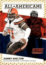 2016 Score Danny Shelton #4 All-Americans Gold Cleveland Browns 31L