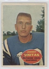 1960 Topps Johnny Unitas #1 HOF kk4