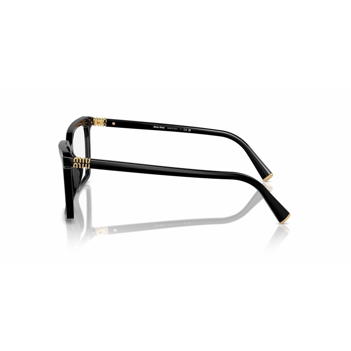 MIU MIU MU 08XV 16K1O1 Black Women's 54 mm Eyeglasses for sale
