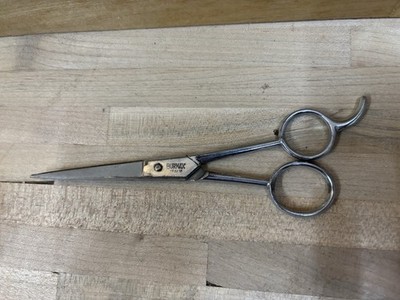 RARE Vintage Burmax Elite 95-6 1/2  Barber Sheers Scissors Made In Italy SHARP!