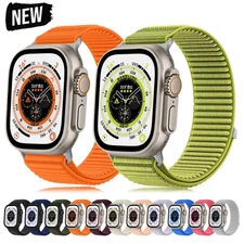 New Nylon Loop for Apple Watch 11 10 9 8 7 SE Ultra 2 3 44/45/46/49mm Sport Band