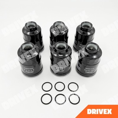 6 Fuel Filter Element For ISUZU NRR NQR NPR NPR-HD 05-22 4JJ1 3.0L 4HK1 5.2L OEM