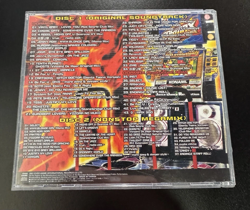 DDRMAX Dance Dance Revolution 6th Mix 2 CD Set 2001 80 Tracks RARE Very Good - Image 2 of 4