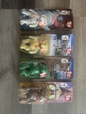Vintage Set of 4 TY McDonald's BeanieBabies Toys in Original Package ALLERRORS