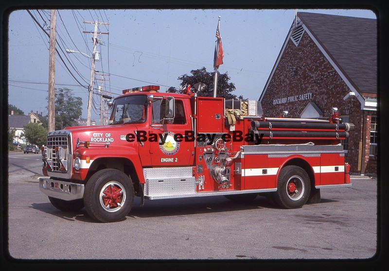 Rockland, ME Engine 2 1976 Ford/Continental Fire Apparatus Slide