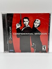 Confidential Mission (Sega Dreamcast, 2001) Tested/Working - Complete in Box CIB