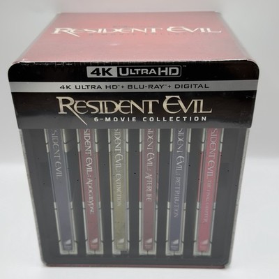 Resident Evil: Ultimate 6 Movie Collection Steelbook 4K Ultra HD Blu-ray Sealed