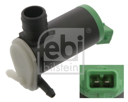 Waschwasserpumpe FÜR CitroËN, Peugeot, Fiat - Febi Bilstein 14361-image