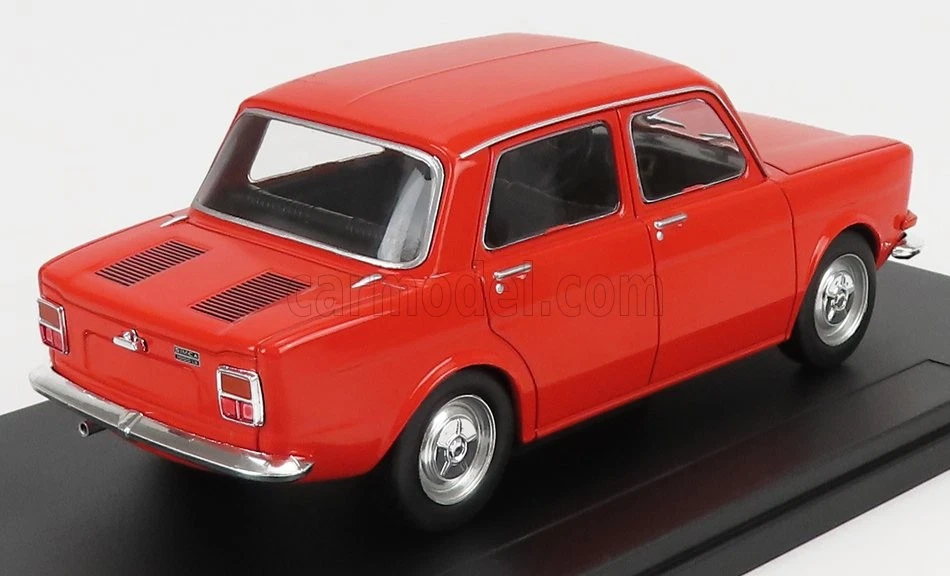 MODELLINO AUTO EPOCA STATICO SIMCA 1000 1976 ROSSO MODELLISMO SCALA 1/24 - Immagine 2 di 3