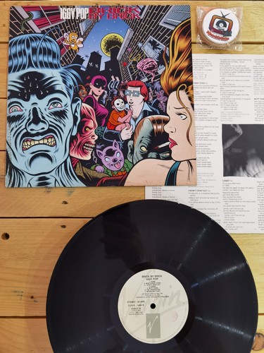 IGGY POP - Brick By Brick 1st press ITALY 1990 vinile 33 giri vinyl LP record prezzo ebay