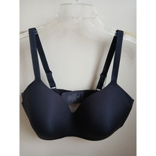 Reggiseno donna Knix Wing Contour 42DD nero schiuma modellata comfort senza fili nuovo con etichette