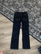 Wrangler Straight Fit Boys Blue Jeans Size 12 Regular Flex Adjust To Fit Waist
