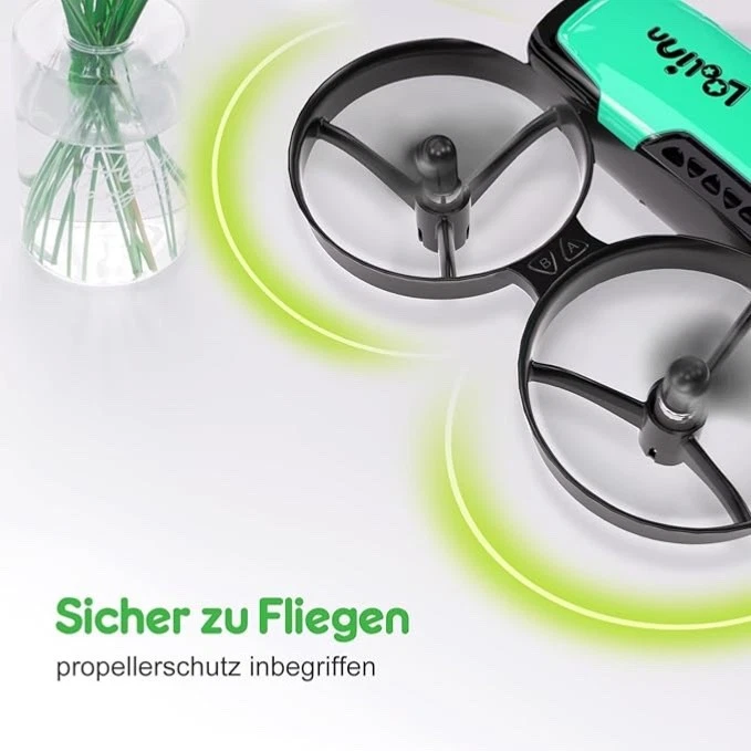 Drohne mit Kamera als Geschenk für Kinder Mini Drohne Ferngesteuert mit Video - Bild 3 von 4