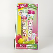 Zipfizz Hydration Drink Mix Variety, Prickly Pear Dragon Fruit Lime - 30 Count