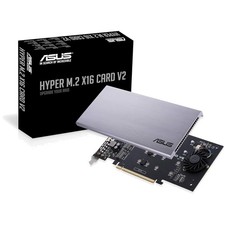 Hyper M.2 X16 PCIe 3.0 X4 Expansion Card V2 Supports 4 NVMe M.2 2242/2260/228...