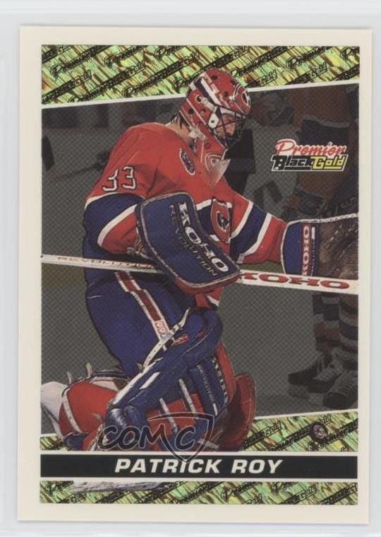 1993-94 Topps Premier Black Gold Prizes Patrick Roy #22 HOF 0hh2