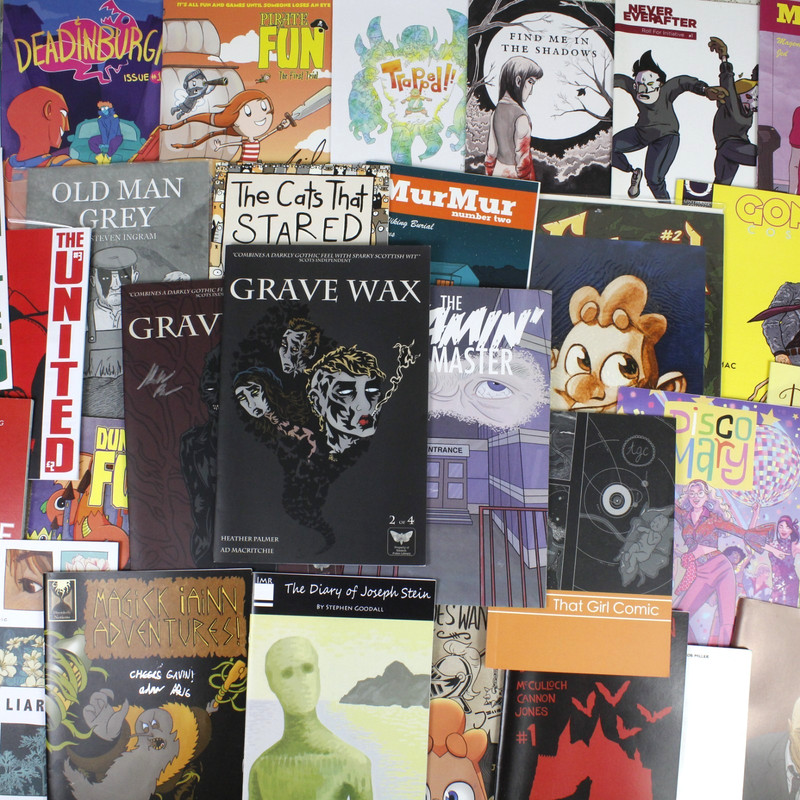 30+ Comic Books Scottish Glasgow Indie Zines Small Press Mixed Job Lot