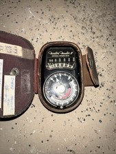 Weston Master II Universal Exposure Light Meter Model 735 Vintage  Leather Case