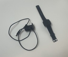 Fitbit Versa 2 FB507 Health and Fitness HR Smartwatch Silver /Gray / Black Band