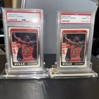 2 1988-99 Fleer Michael Jordan PSA 8 Lot #17 Beautiful Cards (should be 9’s)