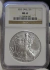 2010 US Silver Eagle $1 NGC MS69