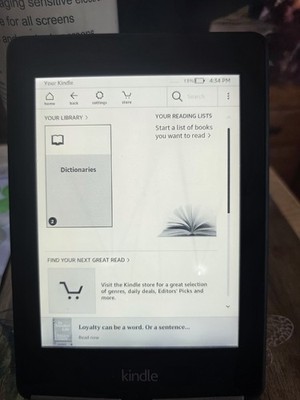 Amazon Kindle Paperwhite 6th Gen 4GB Wi-Fi E-Reader Tablet DP75SDI Grade C 0964