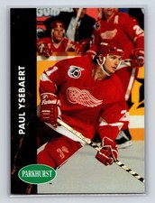 1991-92 Parkhurst - Paul Ysebaert #42 Detroit Red Wings Hockey Card