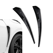 2PCS Car Fender Side Vents, ABS Air Wing Vent Trim Sticker, Fender Decoration...