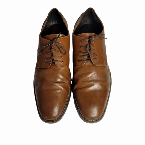 Van Heusen Garrett Mens Dress Shoes Lace Up Size 12M Brown - Picture 1 of 17