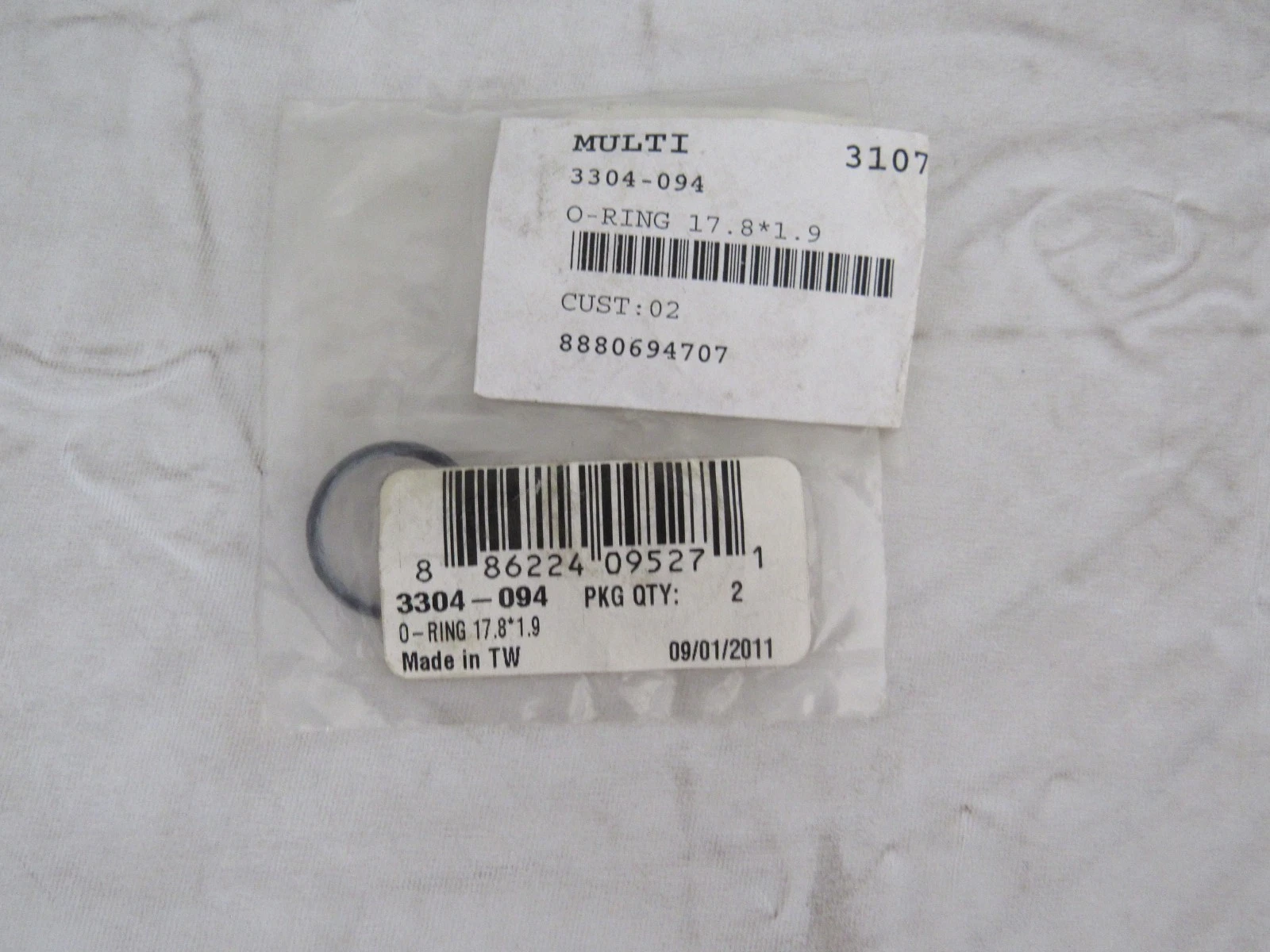 Genuine Arctic Cat O-Ring 17.8 x 1.9 mm - Part# 3304-094 - NEW