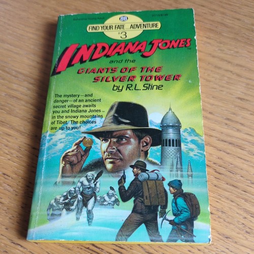 Indiana Jones Find Your Fate 3 Giants of The Silver Tower 1984 Ballantine Books