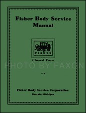 Cadillac And Lasalle Body Shop Manual 1926 1927 1928 1929 1930 1931 1932 Repair