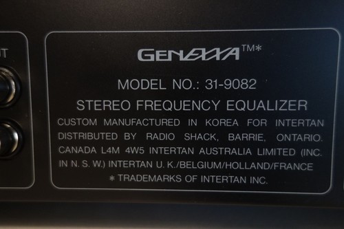 GenEXXA 10 Band Stereo Frequency Equalizer spectrum analyzer Expander Egaliseur - Afbeelding 20 van 24
