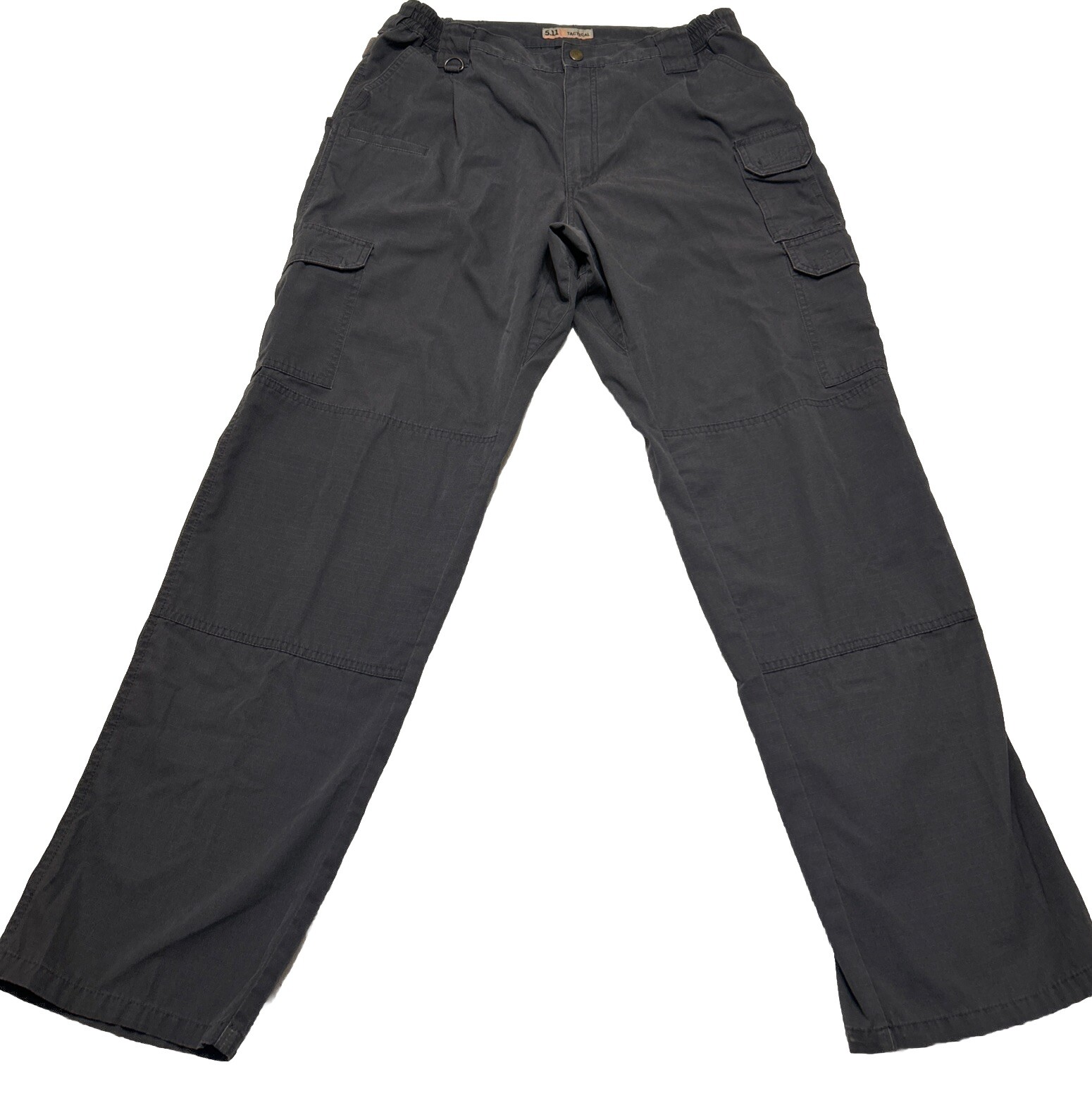 511 Tactical Cargo Pants Mens Size 38x34 Gray Chino Rip Stop Stretch Belt