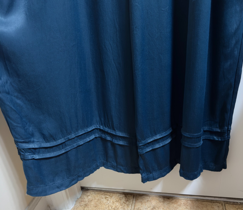 Anthropologie The Somerset Damen 3X Satin Rüschen gesmoktes weites Bein Overall - Bild 11 von 12