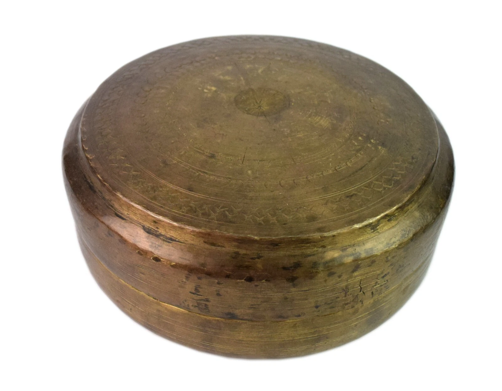 Indian Daily Kitchen Utility Box Decorative Donut Box Metal Trinket Box G66-1065