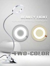 HMQ beauty 1pc Led Eyelash Beauty Lamp With Double Color Temperature  No Shadow