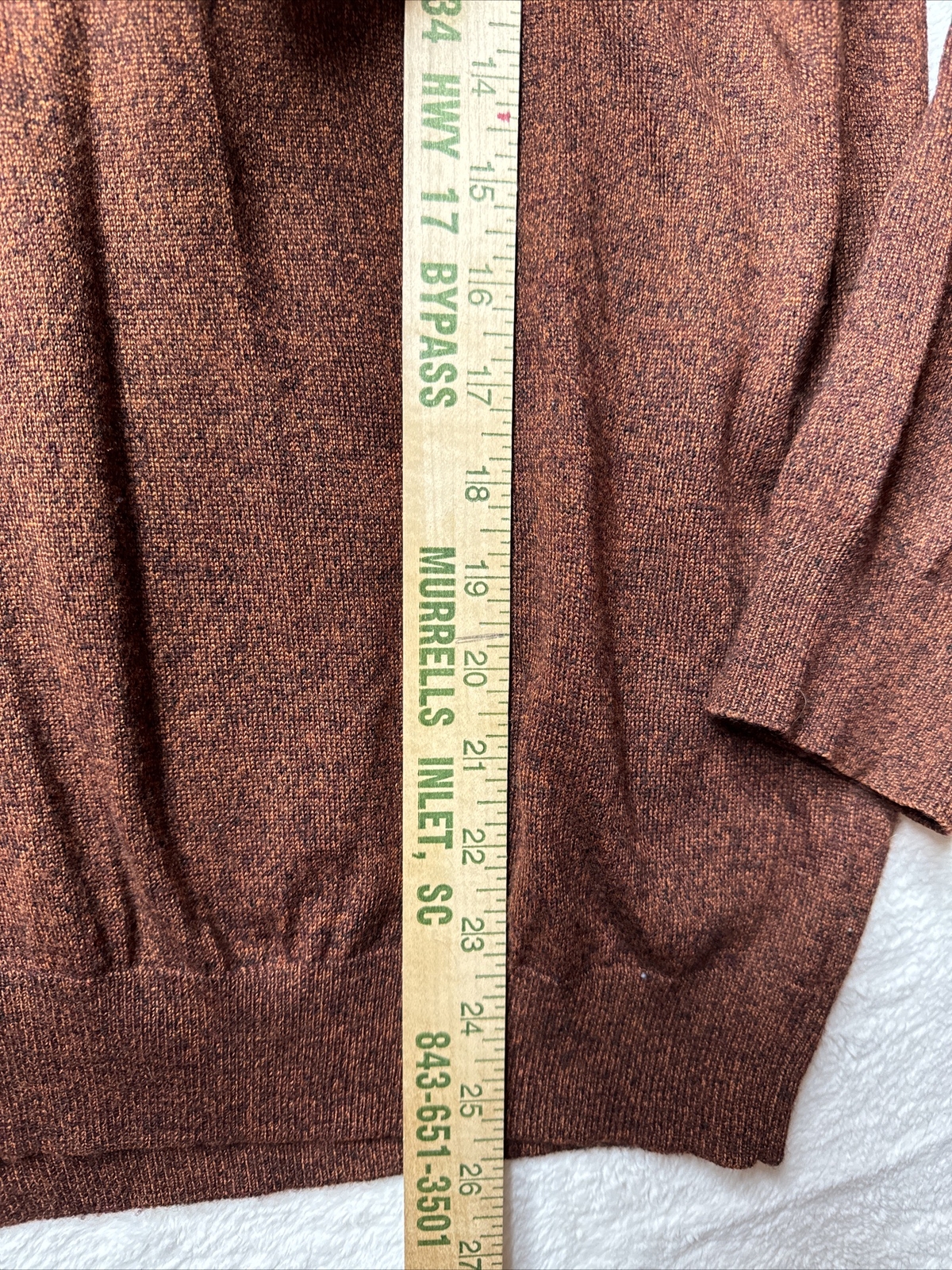 Axis Mens Pullover Button Sweater Large Brown Bla… - image 3