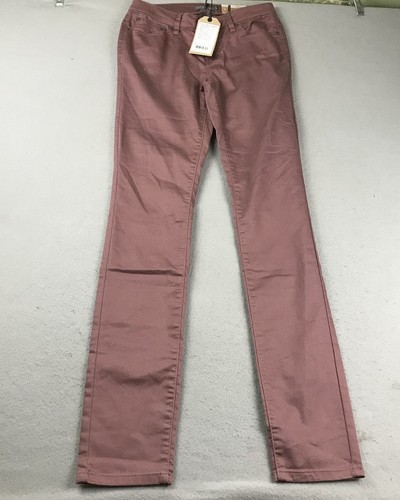 Prana Jeans Damen 4/27 Tall Pink Denim Fitted Skinny Leg Low Rise Kayla Jeans Neu mit Etikett