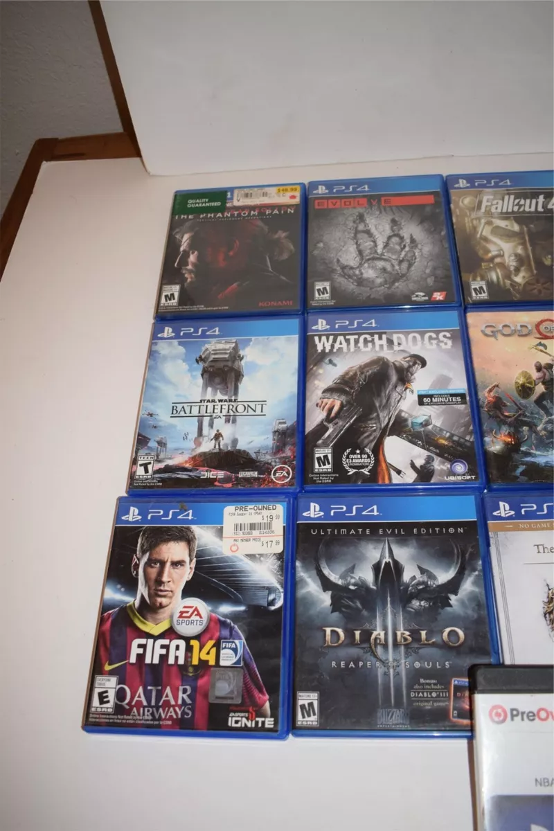 15 Assorted Lot Original PlayStation 4 PS4 Video Game Games