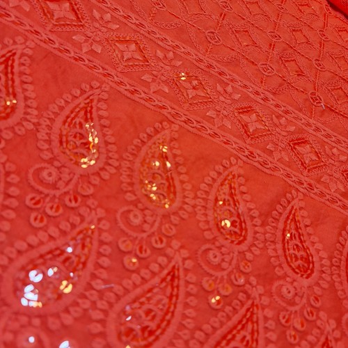100% Viscose Broderie Anglaise FABRIC Sequin Craft Dress MATERIAL 44" METER - Picture 34 of 48