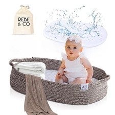 Baby Changing Basket for Baby Dresser, Foam Pad with Waterproof Cover