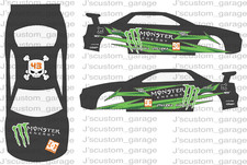 Universal Monster 164 Custom Water Slide Decal Compatible For Hot Wheels