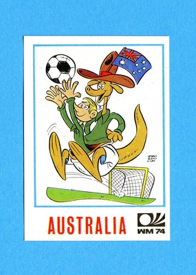 Panini WC 1974 Australie N°106 Mascotte Sticker, Italien, Neuve, épuisée
