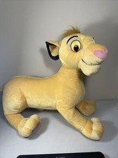 DISNEY LION KING Large SIMBA 20" Plush Disney Stuffed Jumbo Toy Animal Big 2002